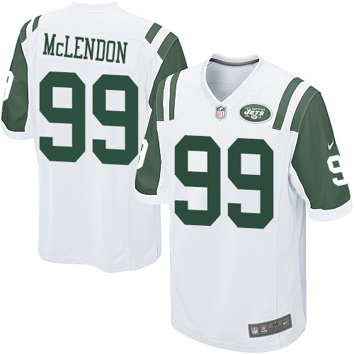 Youth Game Steve McLendon Nike Jersey White Road - #99 NFL New York Jets